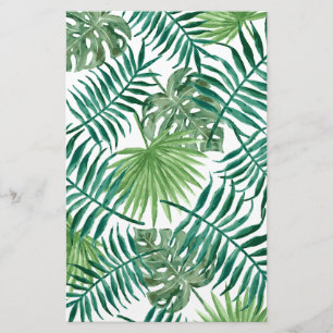 Tropical Jungle Löv Brevpapper
