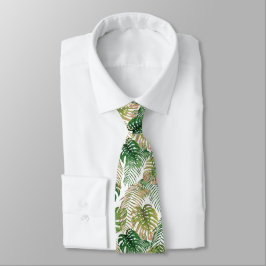 Tropical Jungle Löv Design Necktie Slips