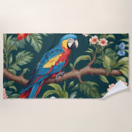 Tropical Jungle Löv, färglös papegoja