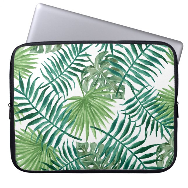 Tropical Jungle Löv Laptop Fodral (Framsidan)