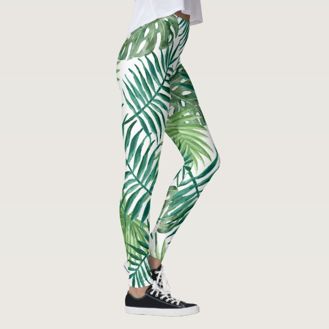 Tropical Jungle Löv Leggings (Höger)