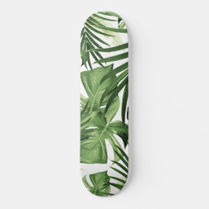 Tropical Jungle Löv Mönster #12 Mini Skateboard Bräda 18,5 Cm