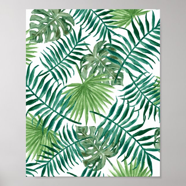 Tropical Jungle Löv Poster (Framsidan)