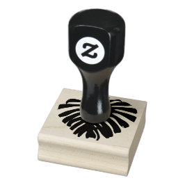 Tropical Jungle Löv Silhouette Stämpel