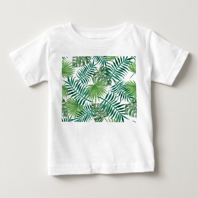 Tropical Jungle Löv T Shirt (Framsida)