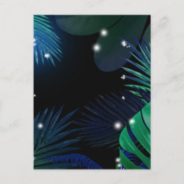 Tropical Jungle | Överlappande Handflatan Monstera Vykort