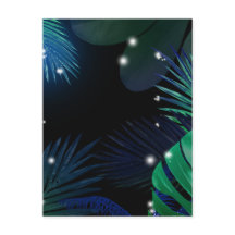 Tropical Jungle | Överlappande Handflatan Monstera