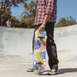 Tropical Jungle Rosa Blue Gult Boho Handflatan Löv Mini Skateboard Bräda 18,5 Cm<br><div class="desc">Färga handflatan löv dekoreras med punkter och linjer ge utformningen av en Boho-vibe.</div>
