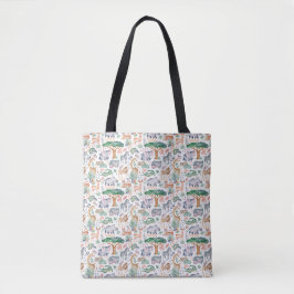 Tropical Jungle Safari Animals Baby Shower Tygkasse