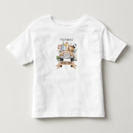 Tropical Jungle Safari Animals Party T Shirt