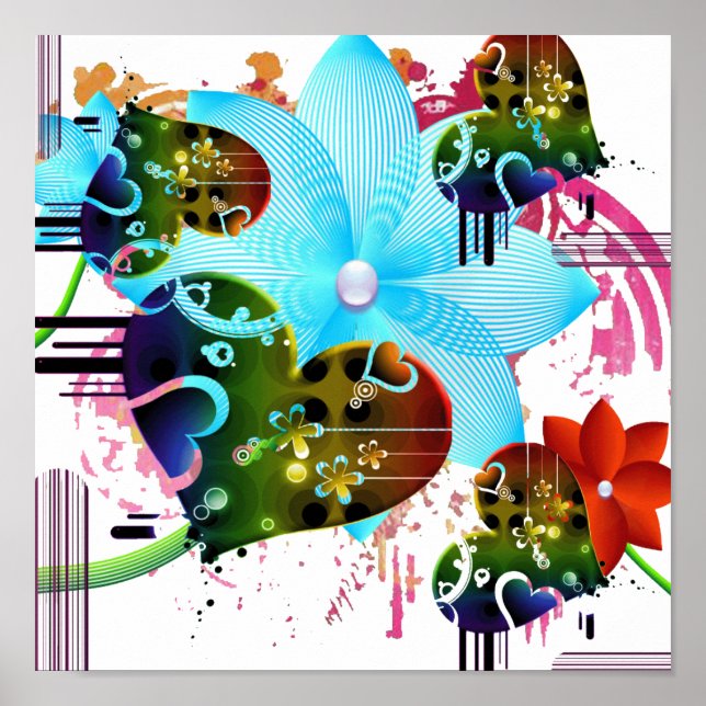 Tropical Kärlek Poster (Framsidan)