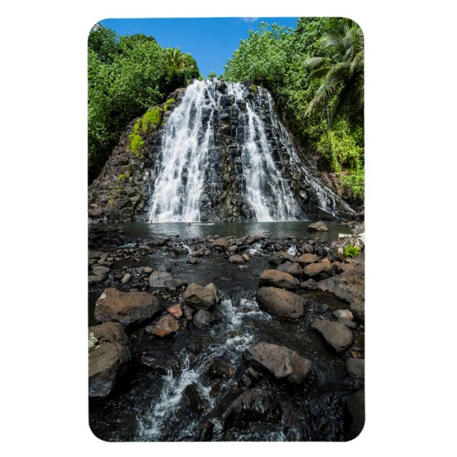 Tropical Kepirohi Waterfall Magnet (Vertikal)