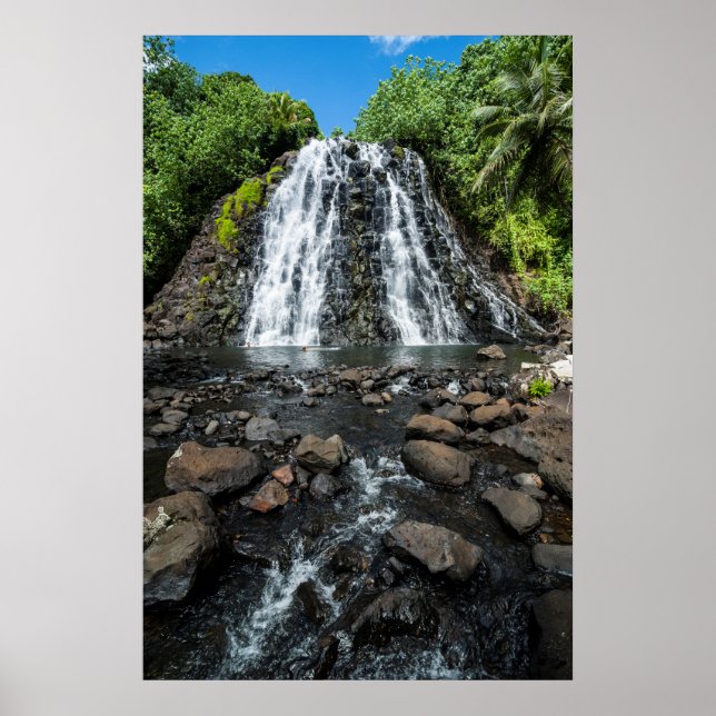 Tropical Kepirohi Waterfall Poster (Framsidan)