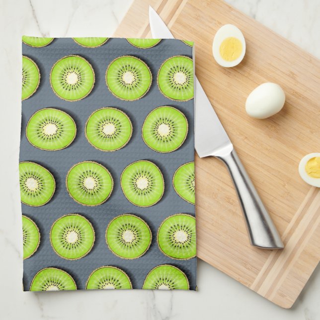 Tropical Kiwi Kökshandduk (Vikt i Fjärdedel)
