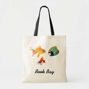 Tropical Koi bok-säck Tygkasse