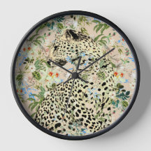 Tropical leopard print blommigt Hawaiian