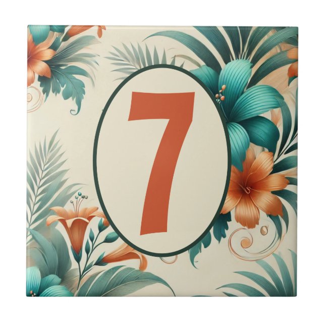 Tropical Light Anpassade Kakelplatta (Framsidan)