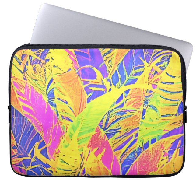 Tropical Löv Art Laptop Fodral (Framsidan)