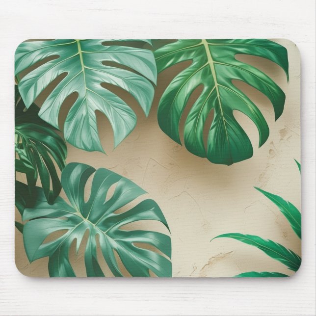 Tropical Löv Desk Mat Musmatta (Framsidan)