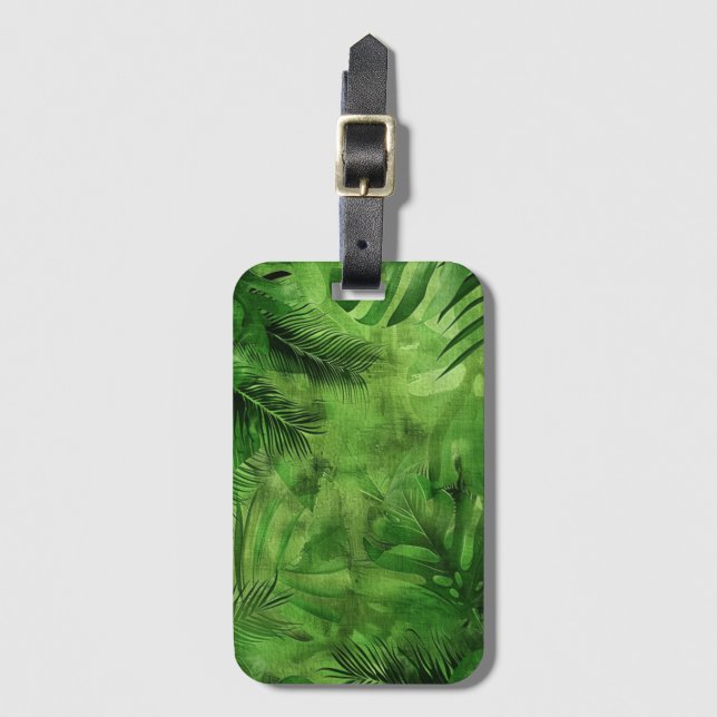 Tropical Löv Luggage Tag Bagagebricka (Framsida vertikal)
