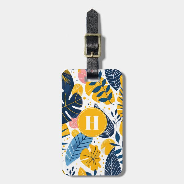 Tropical Löv Luggage Tag Bagagebricka (Vertikal Framsida)
