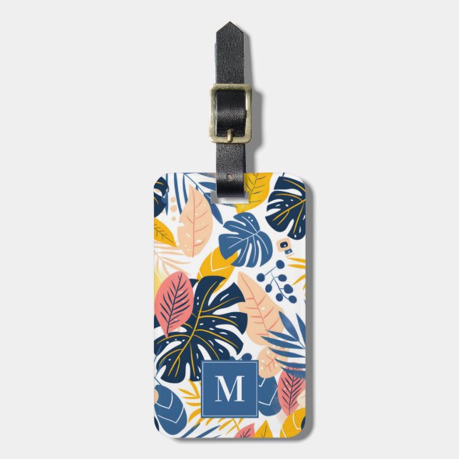 Tropical Löv Luggage Tag Bagagebricka (Vertikal Framsida)