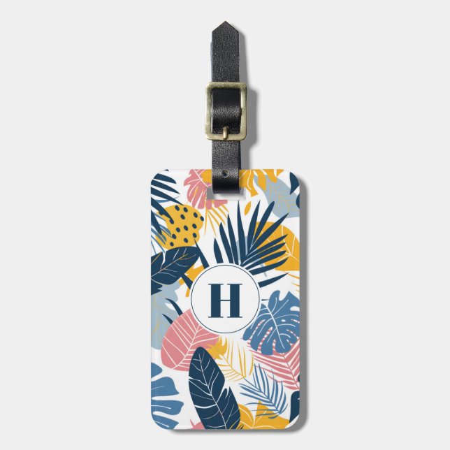 Tropical Löv Luggage Tag Bagagebricka (Vertikal Framsida)