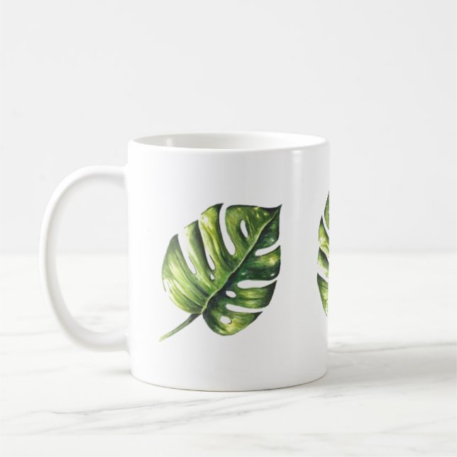 Tropical Löv Mugg - Naturinspirerad elegance (Vänster)
