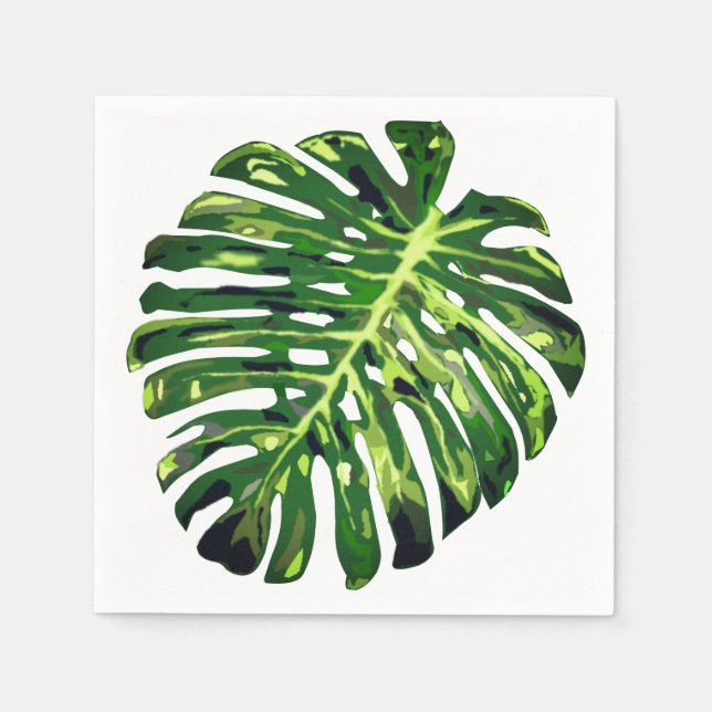 Tropical Löv Napkins Pappersservett (Framsidan)