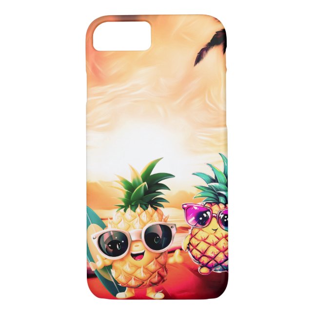 TROPICAL LOVE AT DAWN Case-Mate iPhone SKAL (Baksida)