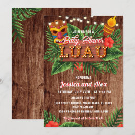 Tropical Luau Baby Shower-inbjudan Inbjudningar