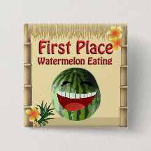 Tropical Luau Party Tiki Hut 1 Ställe Watermelon