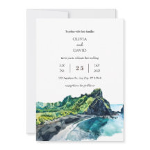 Tropical Lush Greenery Island View Beach bröllop