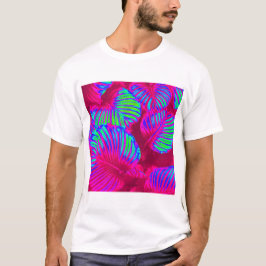 Tropical Lush Magenta Löv T Shirt