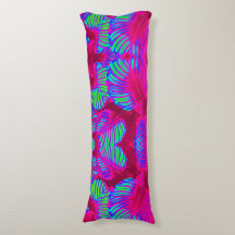 Tropical Lush Magenta Lövs Body Pillow