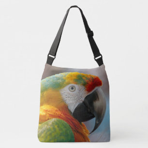 Tropical Macaw Parrot Axelväska
