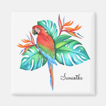 Tropical Macaw Parrot Personlig