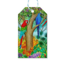 Tropical Macaw Parrots Gift Märkres