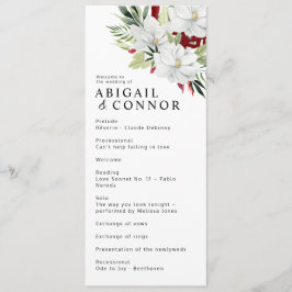 Tropical Magnolia White Grönt Red Program