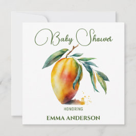 Tropical Mango | Baby Shower