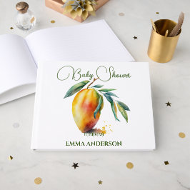 Tropical Mango | Baby Shower Gästböcker