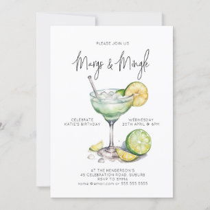 Tropical Margarita Cocktail Party-inbjudan Inbjudningar