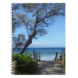 Tropical Maui Beachwalwaldo Photo Spiral Notebook Anteckningsbok