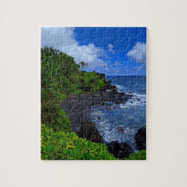 Tropical Maui Hawaiian Island Beach Pussel (Vertikal)
