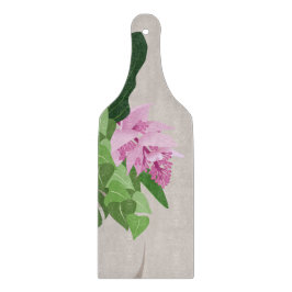 Tropical Medinilla Rosa Flower i Beige Vas