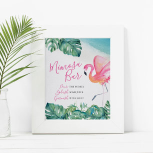 Tropical Mimosa Pub Poster