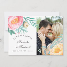 Tropical Mint Blommigt, sommartid Bröllop Tack