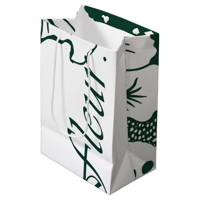 Tropical Modernism Bouquet Bag (Monochrome) (Framsidan Vinklad)