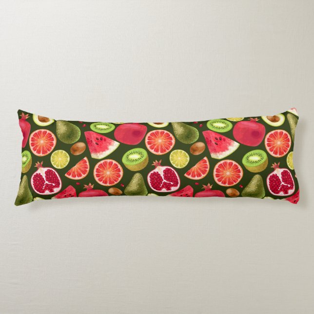 Tropical Mönster Body Pillow Kroppskudde (Framsidan)