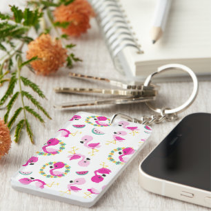 Tropical Mönster, Flamingos, Watermelons, Flowers